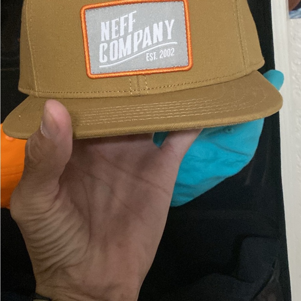 Brixton Tan and Orange Cap
